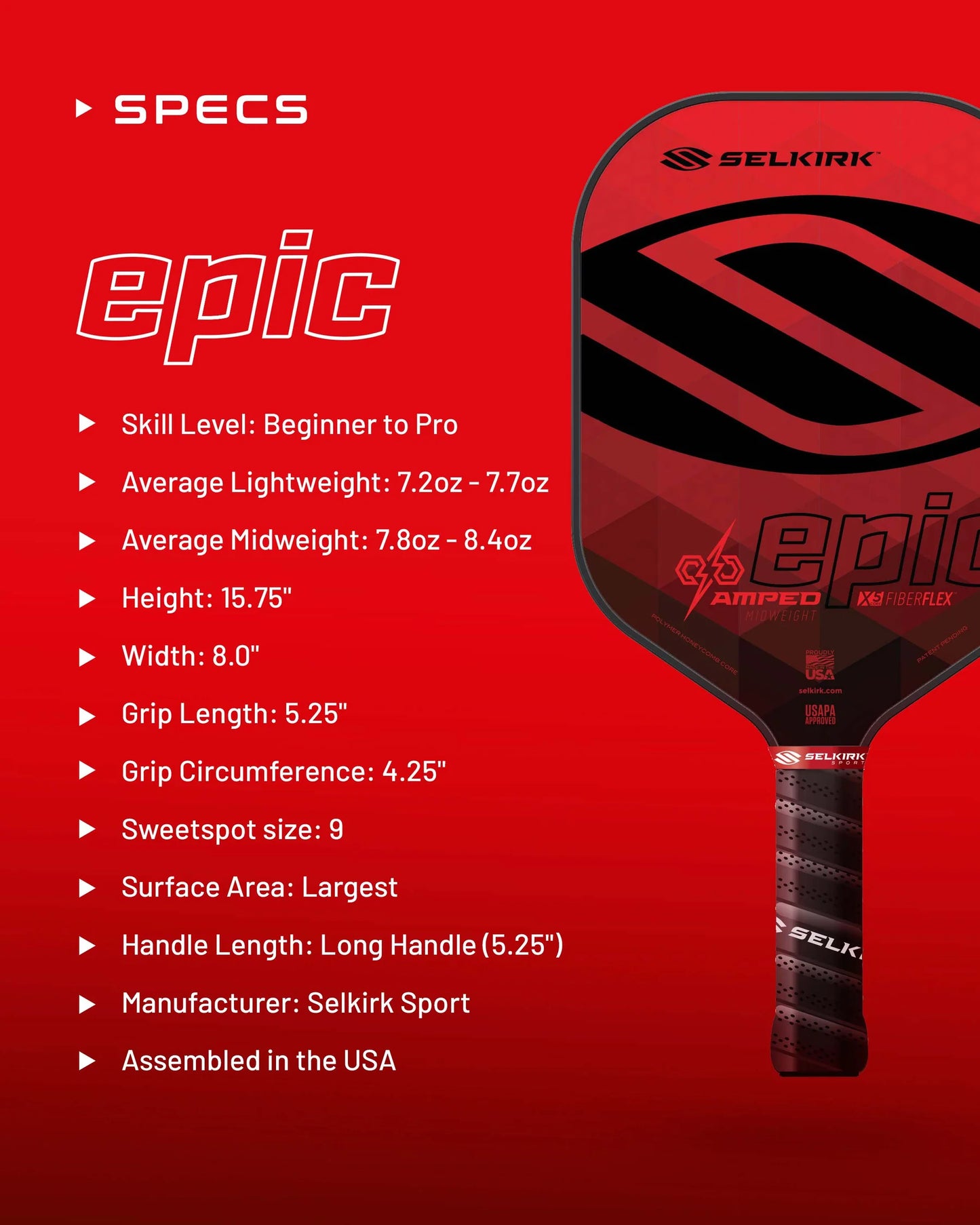 Selkirk Amped Epic