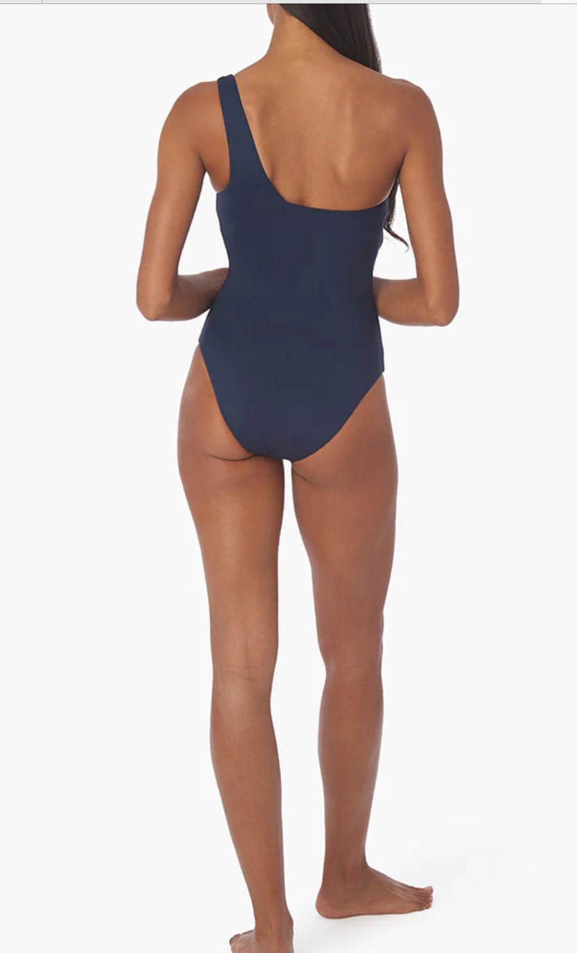 We wore what - one shoulder one piece bathing suit