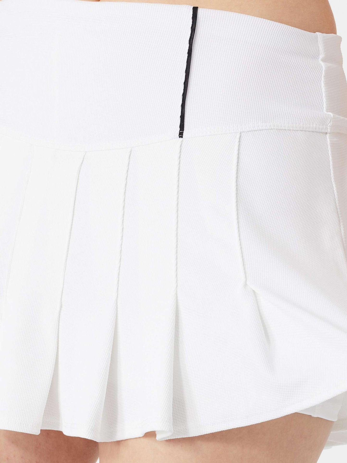 Lucky in Love- L wave pique’ pleated Skirt