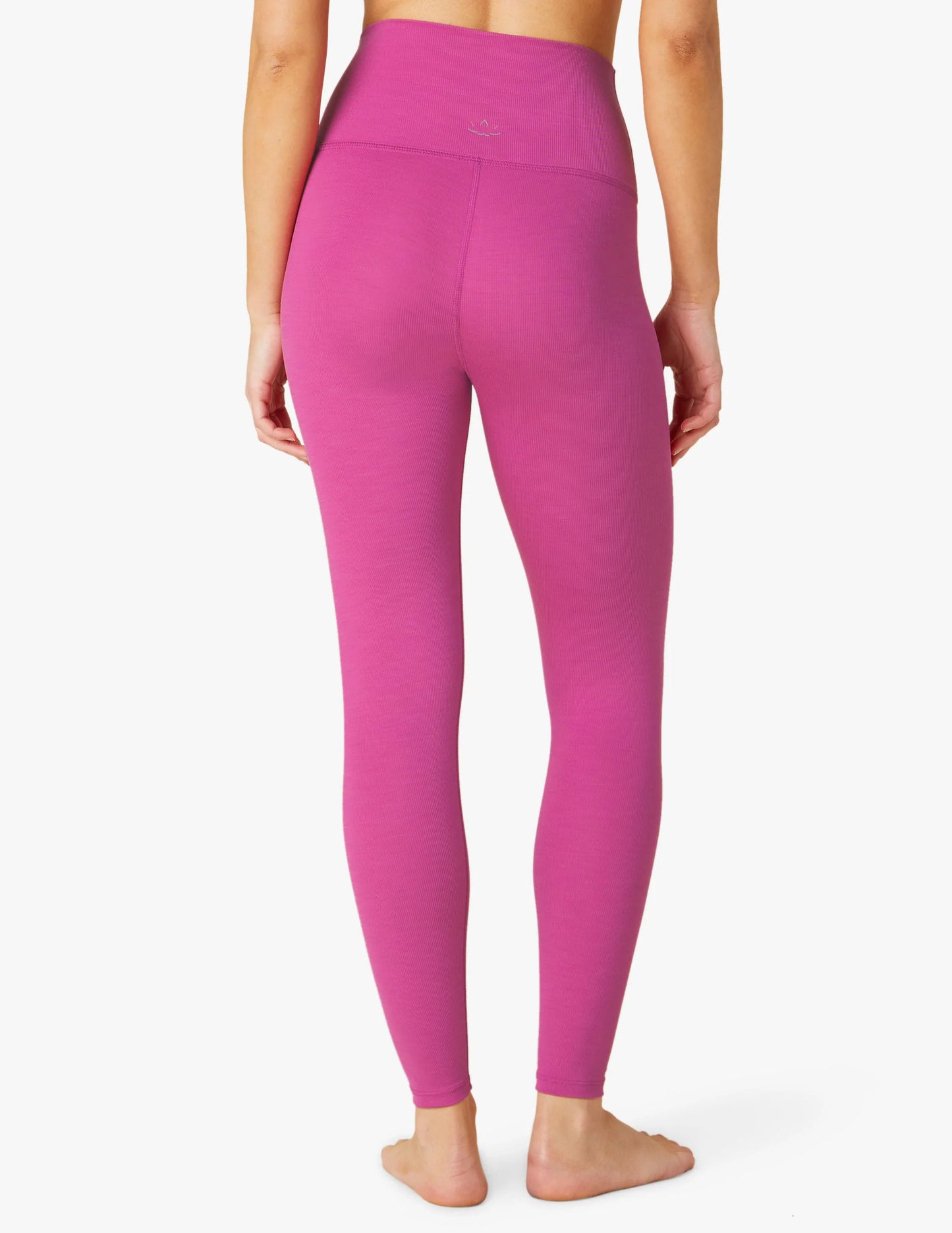 Beyond Yoga - Heather Rib High Waisted Midi Legging
