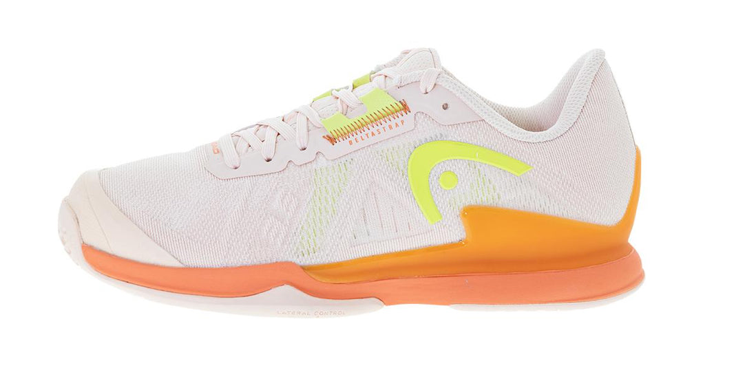 Head Women's Sprint Pro 3.5 Tennis Shoes Salmon and Lime