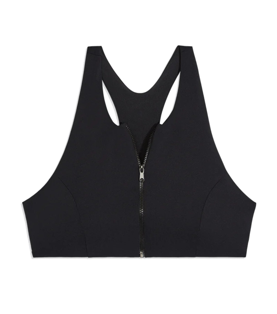 We Wore What - zip front Racerback bikini top