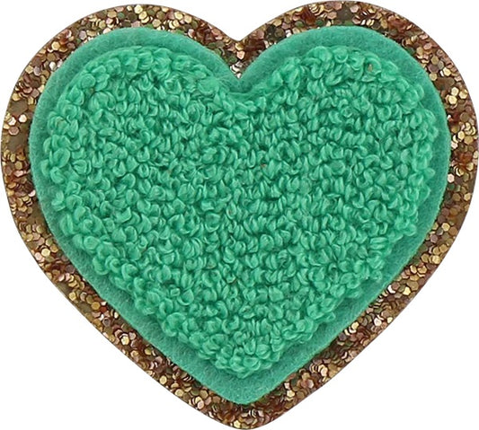 Stoney Clover Lane- glitter Heart Patch