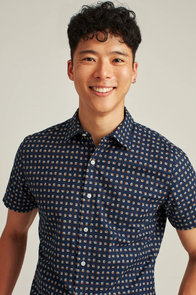 BONOBOS - Stretch Riviera Short Sleeve Shirt