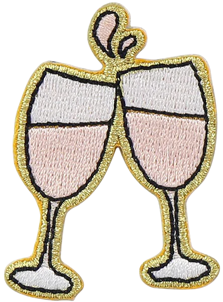 Stoney clover lane-Rosé Cheers Sticker Patch