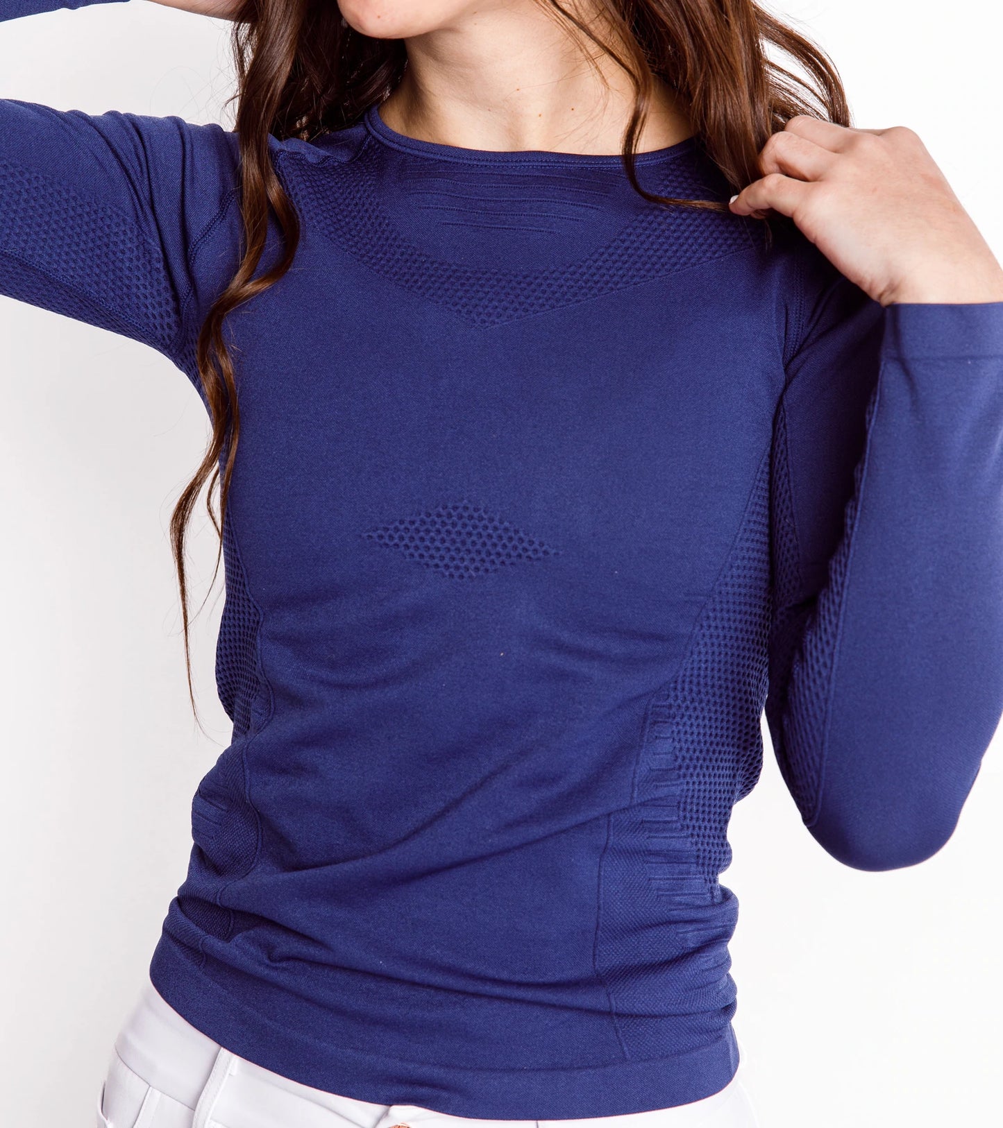 Calliope-Coeur Long sleeve compression top