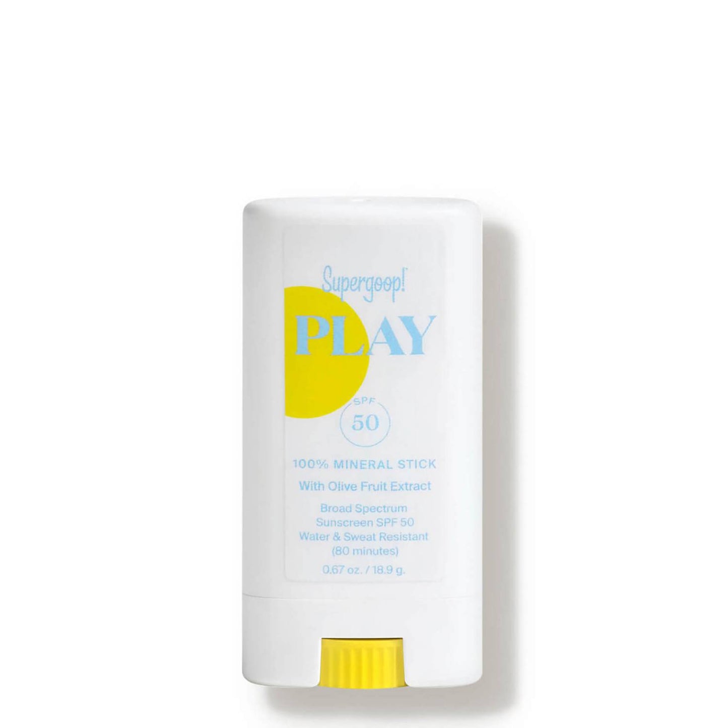 Supergoop!® PLAY 100 Mineral Stick SPF 50 with Olive Fruit Extract 0.67 oz.