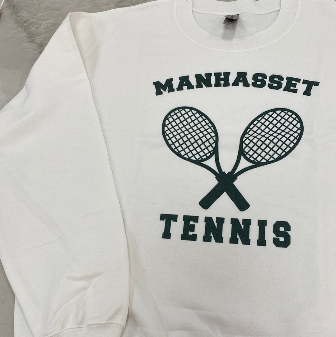 Manhasset Crewneck Sweatshirt - Custom Green Tennis