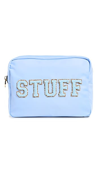 Stoney Clover lane- “Stuff Pouch” classic large pouch-Periwinkle