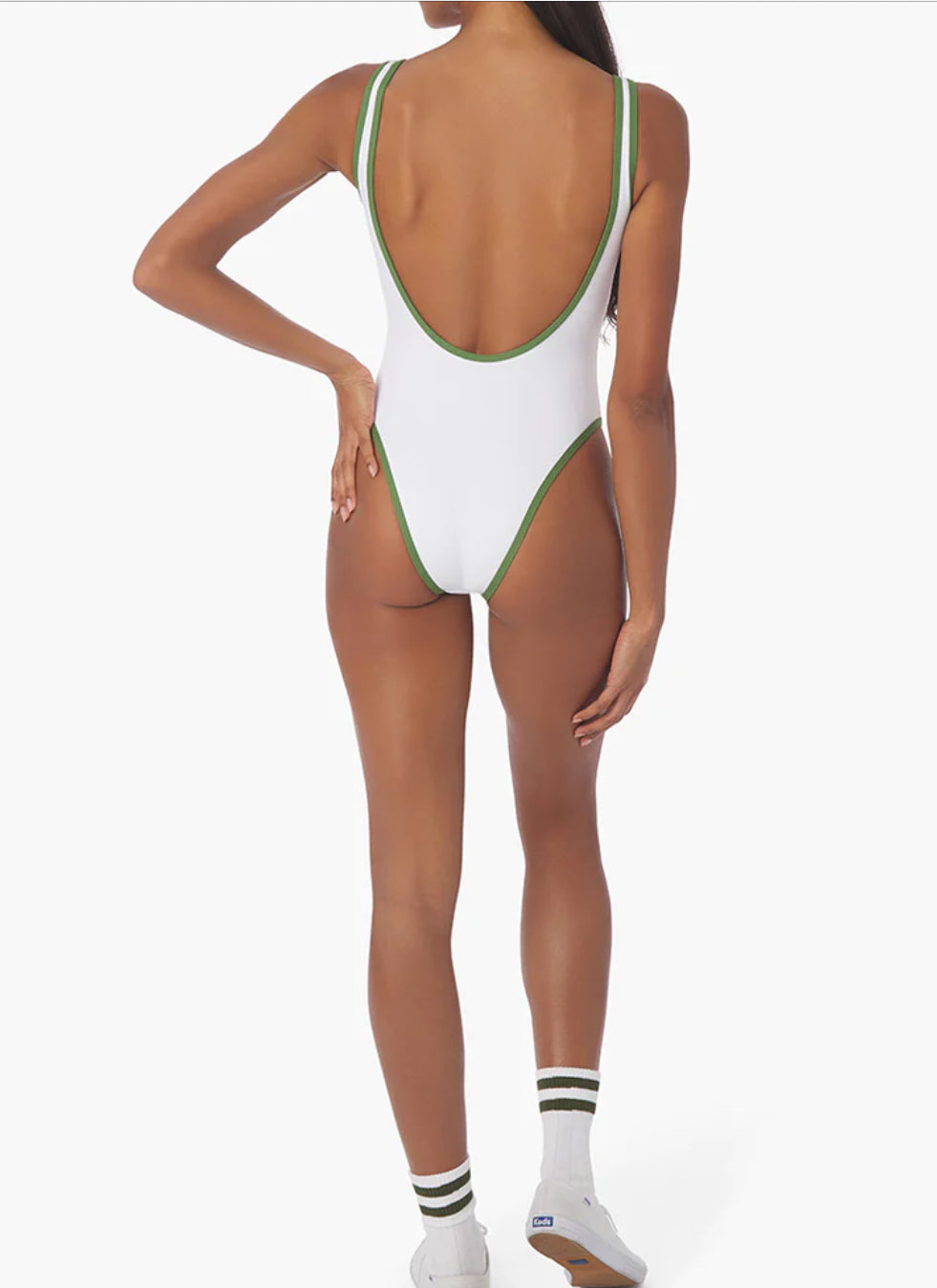 We wore what-Zip front one piece