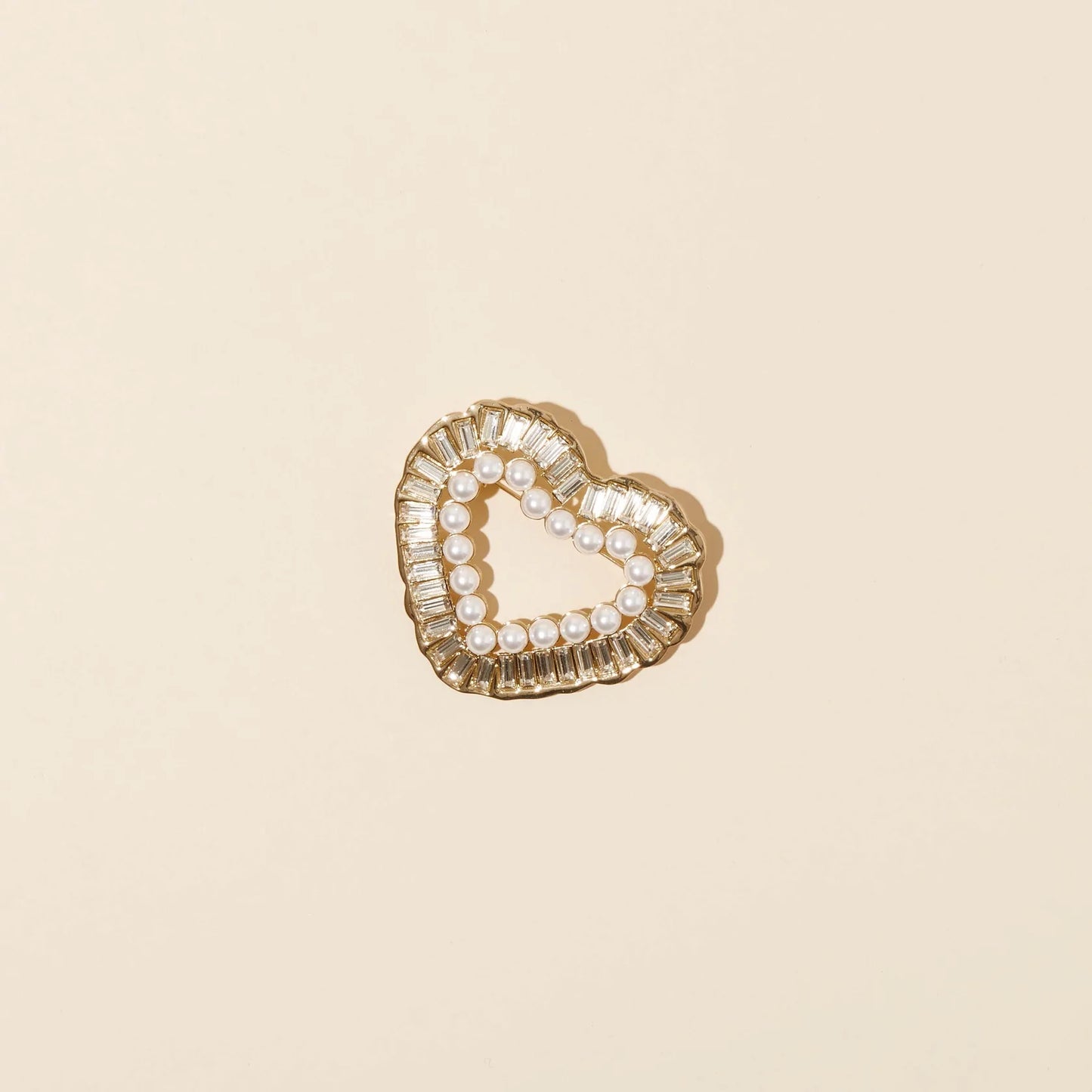 Stoney clover lane open heart brooch