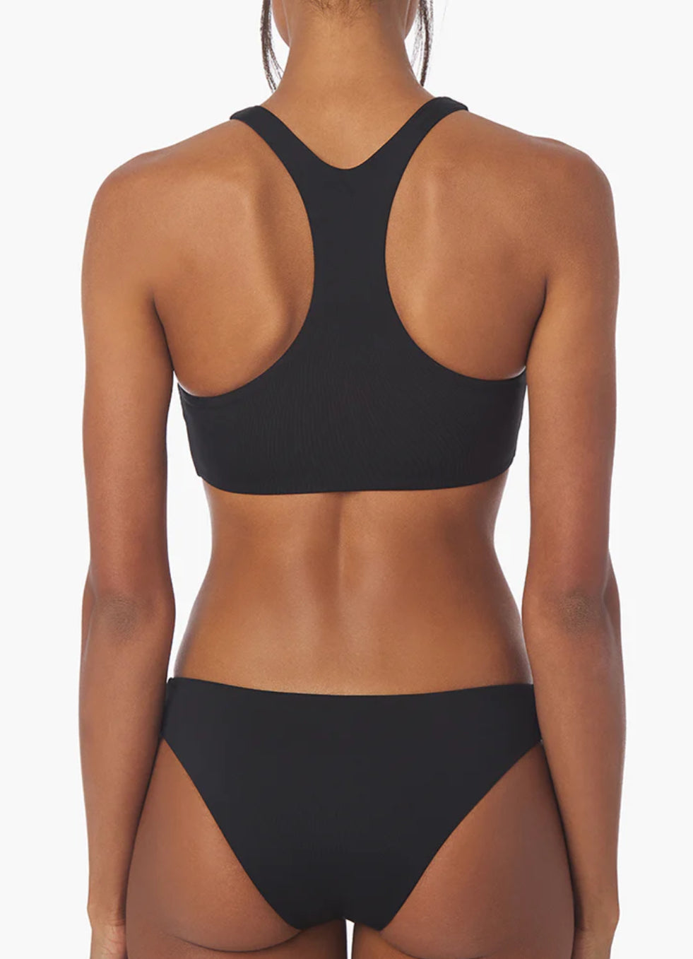 We Wore What - zip front Racerback bikini top