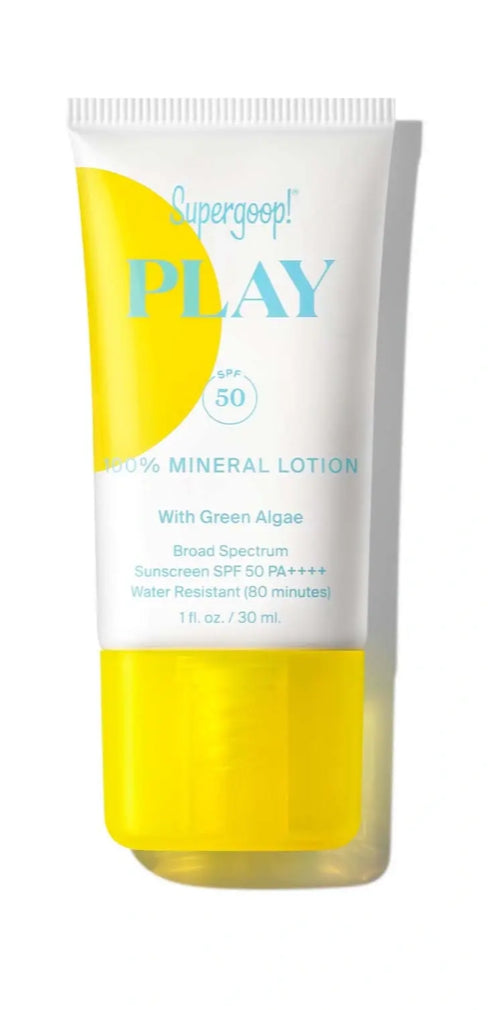 Supergoop PLAY 100% Mineral Lotion SPF 50 with Green Algae