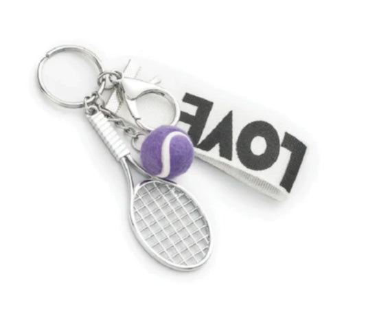 Tennis Racquet Keychain