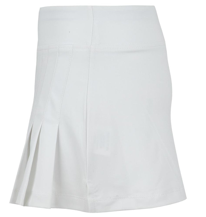 Little Miss Tennis Side Pleat White Skirt