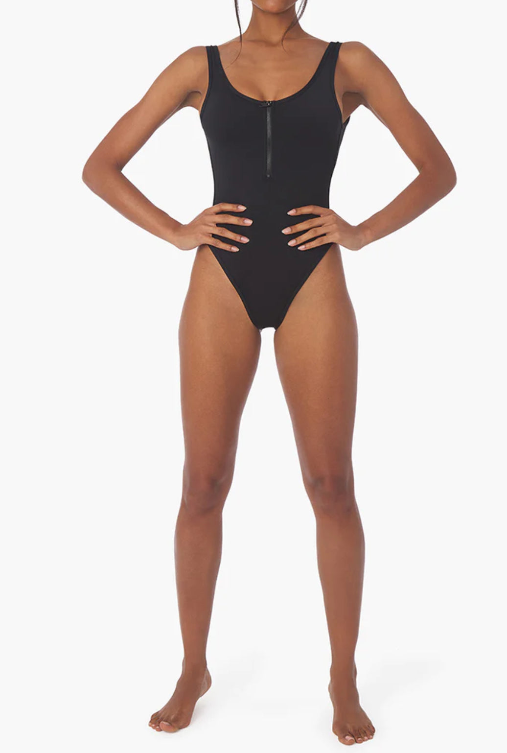 We wore what-Zip front one piece