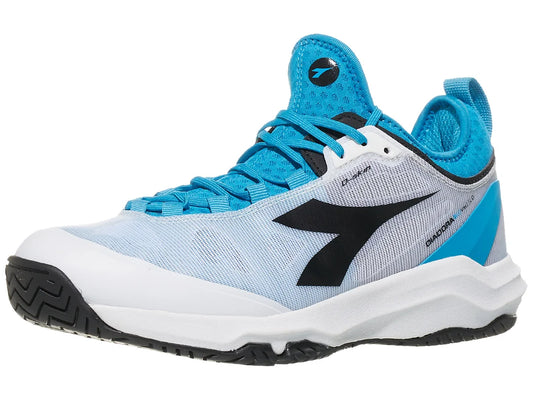 Diadora Speed Blushield Fly 3 Wh/Black/Blue Men's Shoe