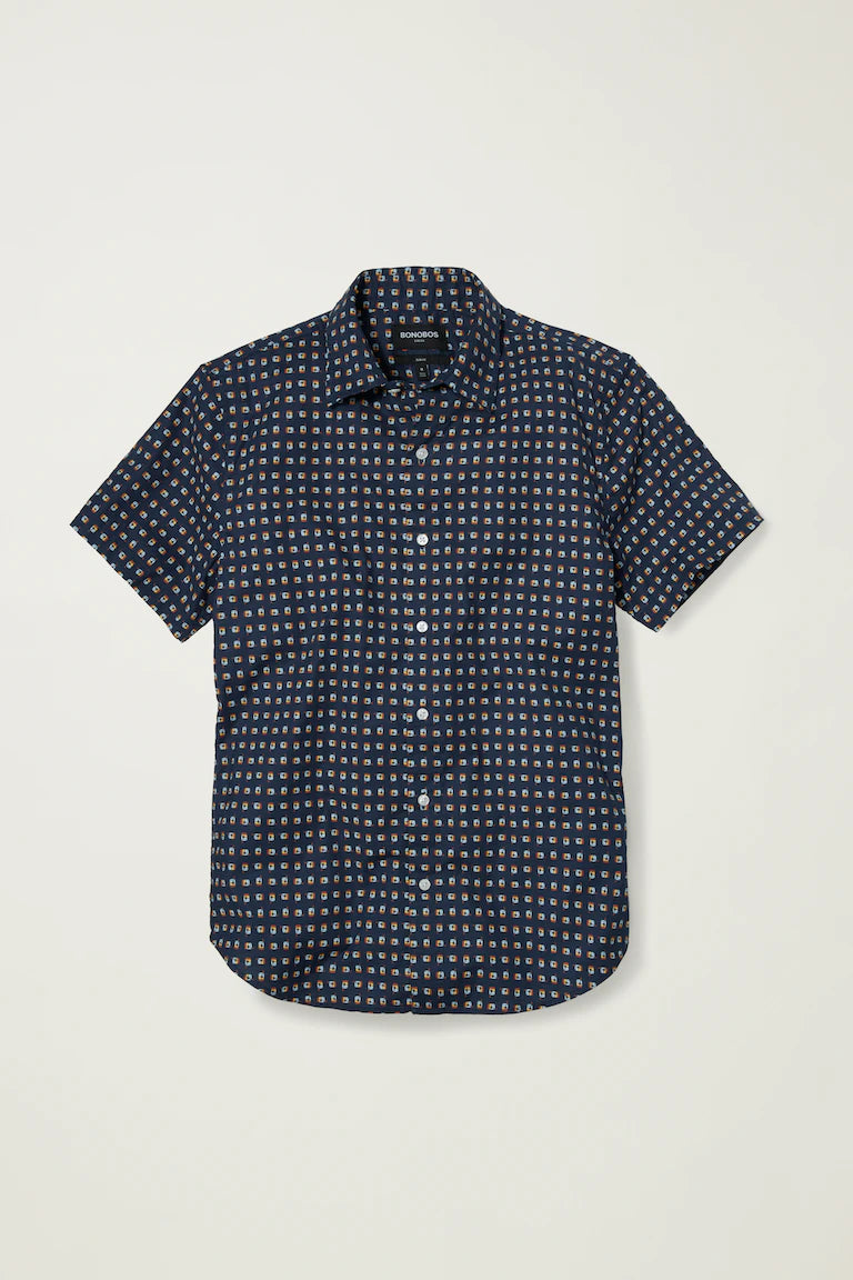 BONOBOS - Stretch Riviera Short Sleeve Shirt