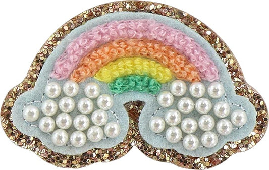 Stoney Clover Lane-Glitter Pearl Rainbow Patch