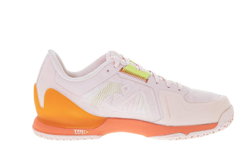 Head Women's Sprint Pro 3.5 Tennis Shoes Salmon and Lime